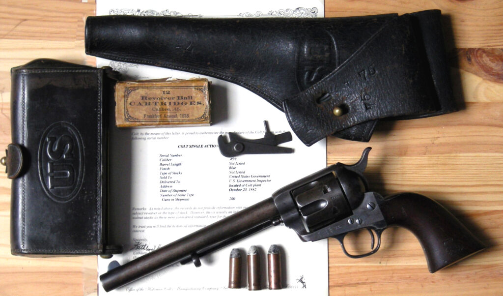 una Colt Single Action Army spedita nel 1882
