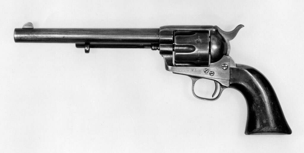 Colt Peacemaker serial 4519 esposta al Metropolitan Museum